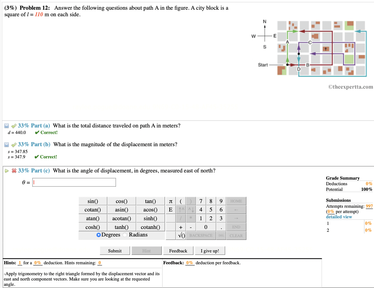 Solved (3\%) Problem 12: Answer the following questions | Chegg.com