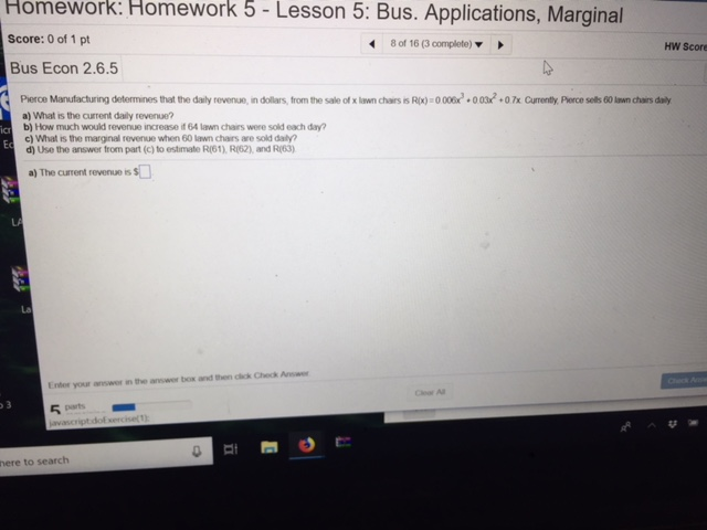 Solved Homework: Homework 5 - Lesson 5: Bus. Applications, | Chegg.com