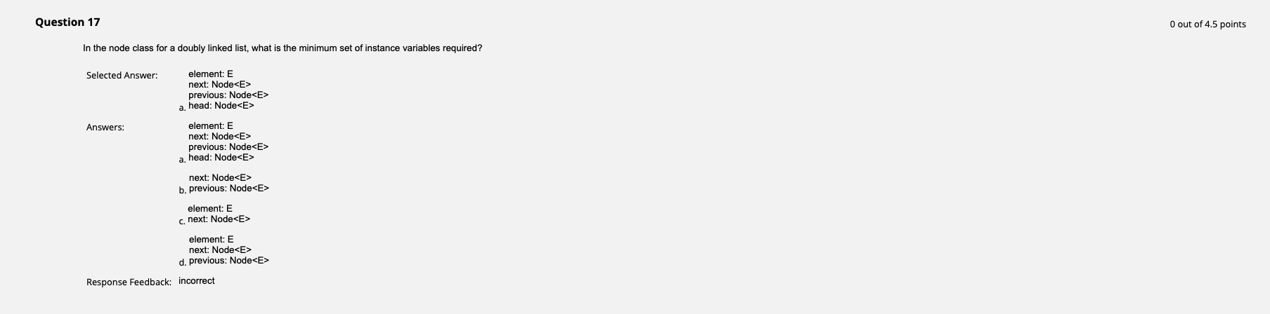 Solved Question 3 O out of 4.5 points Which of the following | Chegg.com