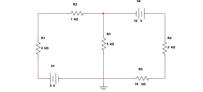 Solved Determine the voltage across and current through each | Chegg.com
