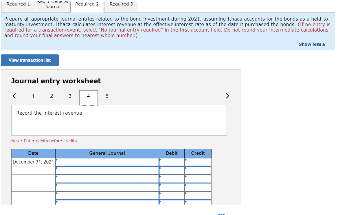 Required 1 acy i uchcici | required 2 journal required 3 prepare all appropriate journal entries related to the bond investme