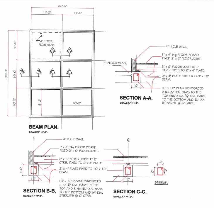 Solved From The Drawing Provided On Page 3 (beams And Timber 