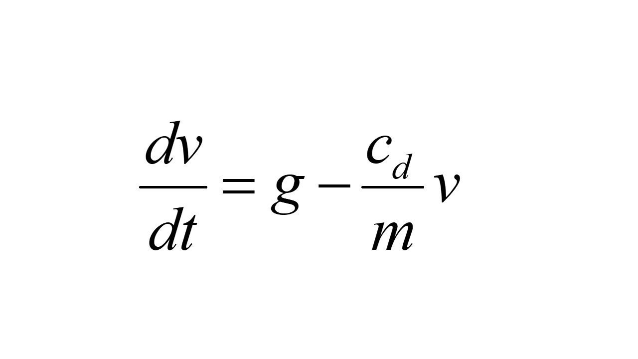 Solved The free-fall velocity of a parachutist can be | Chegg.com