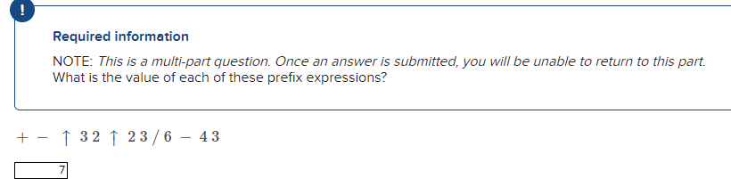 Solved Required information NOTE: This is a multi-part | Chegg.com