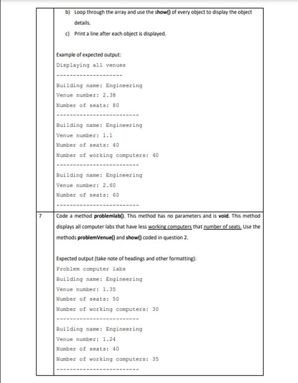 Solved Write The Java Classes as shown in the problem. | Chegg.com