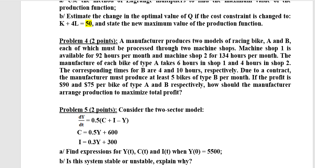 Solved Problem 1 2 Points A Project Requires An Initial 0093