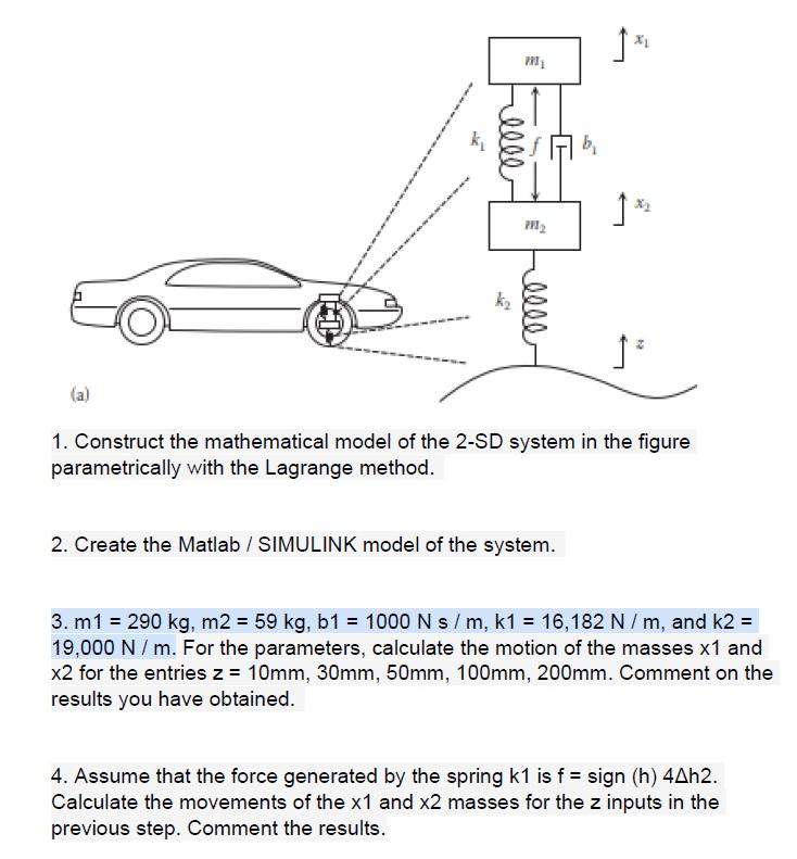 1 Elle B 3 1 Construct The Mathematical Model Of Chegg Com