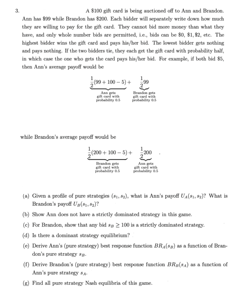 Solved 2. Consider the game in Figure 2, where α is some | Chegg.com