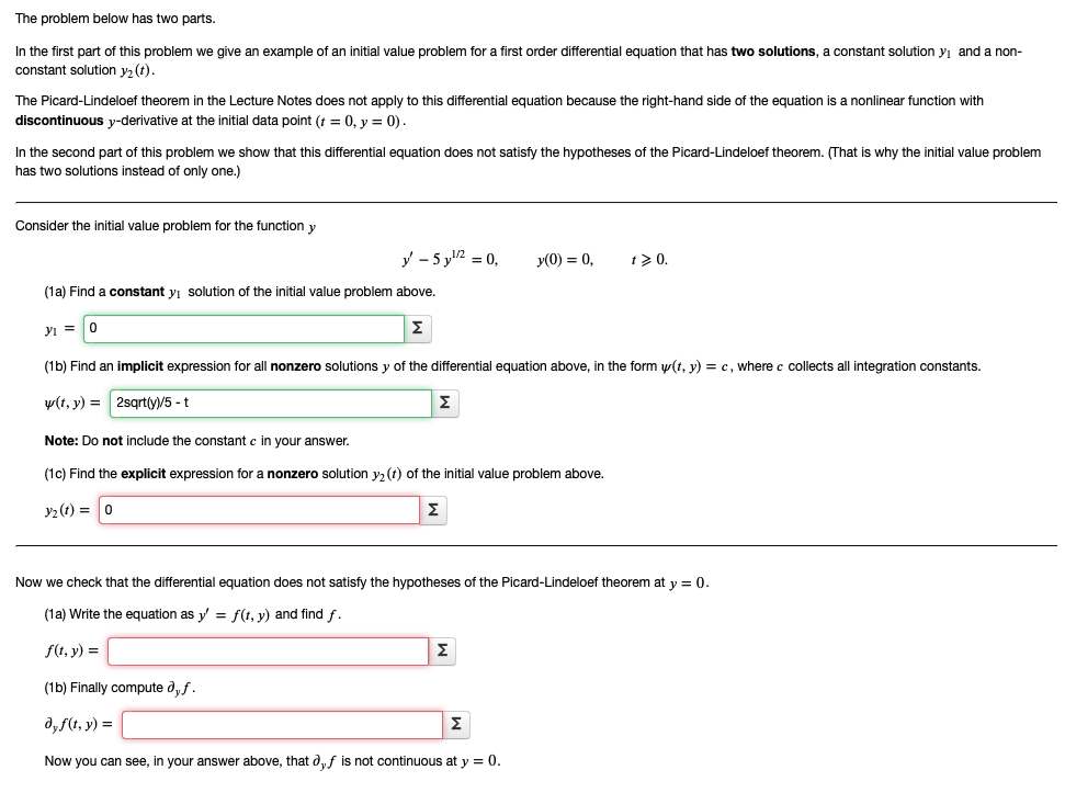 Solved The problem below has two parts. In the first part of | Chegg.com