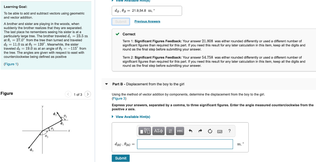 Solved Learning Goal DB, «B- 21.9,54.8 M,° To Be Able To Add | Chegg.com