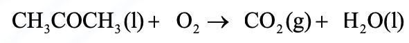 Solved A sample of liquid acetone weighing 0.700 g was | Chegg.com