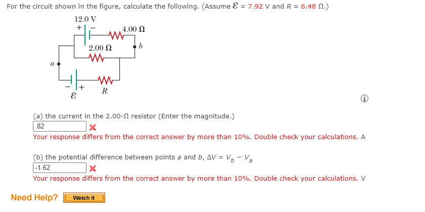 Solved For The Circuit Shown In The Figure, Calculate The | Chegg.com