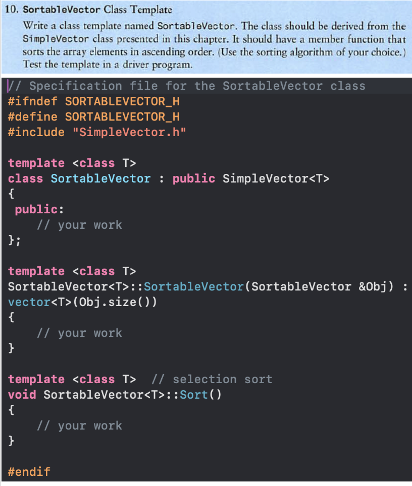 Solved please help me write this code in c++ and include | Chegg.com