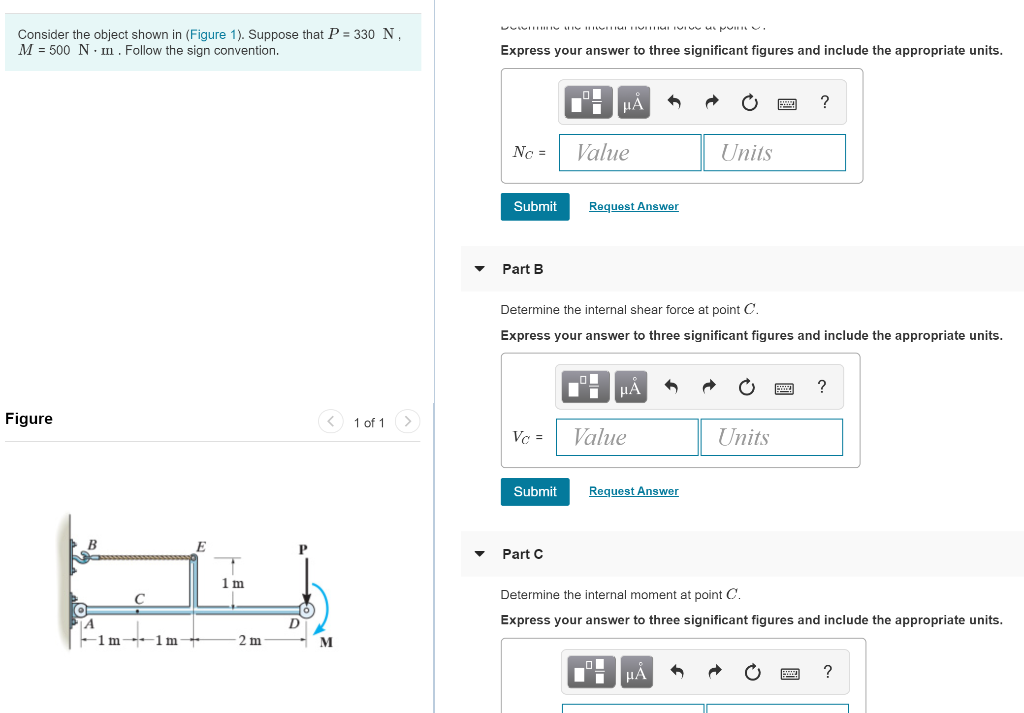Solved Consider the object shown in (Figure 1). Suppose that | Chegg.com