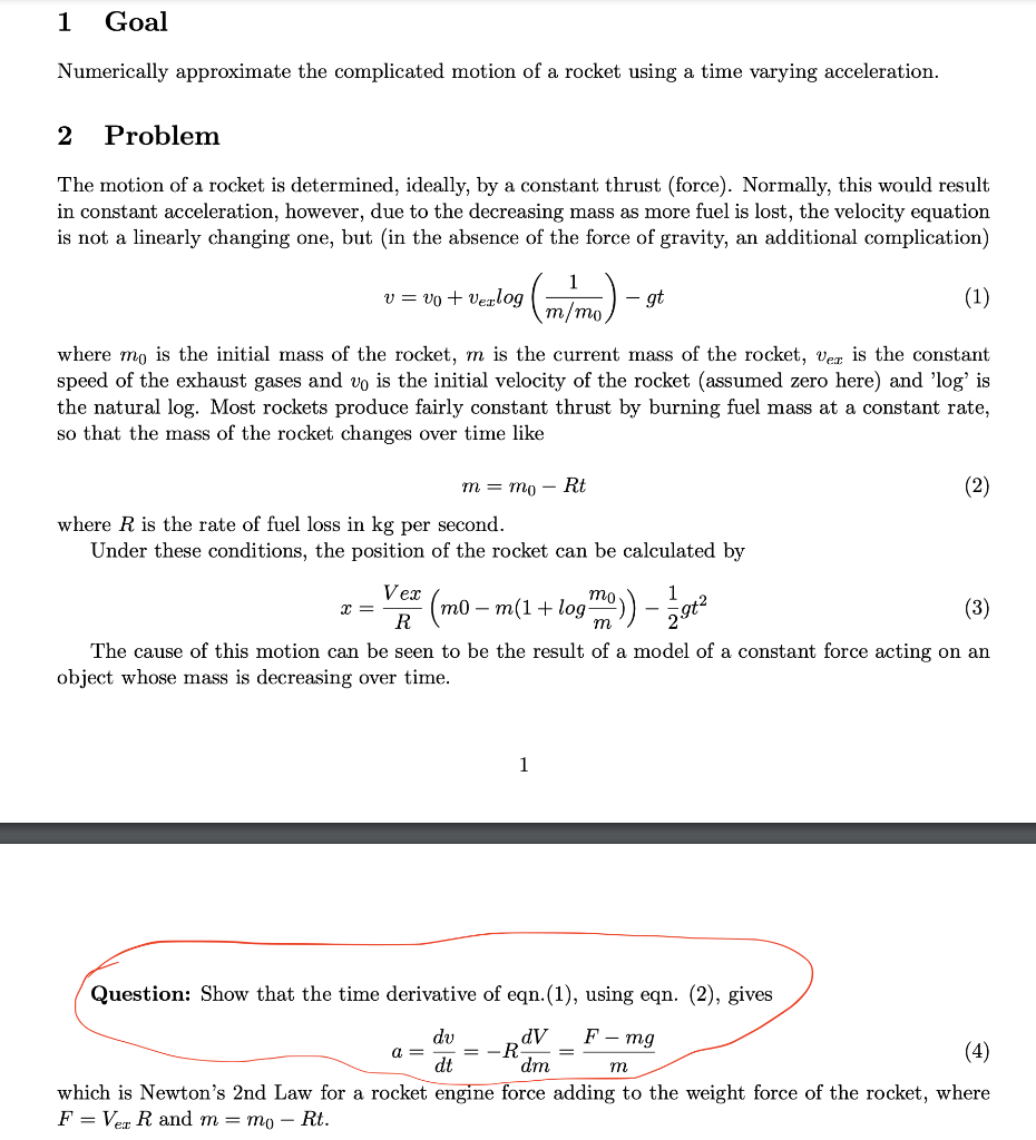Solved PLEASE HELP!!!!! I just need the part circled in red | Chegg.com