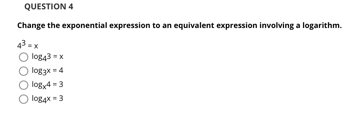 Solved Change the exponential expression to an equivalent | Chegg.com