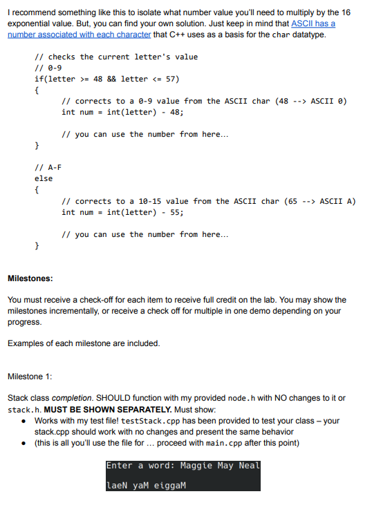 Solved Objectives: - Continue practicing past concepts - | Chegg.com