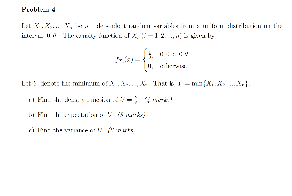 solved-problem-4-let-x1-x2-xn-be-n-independent-random-chegg