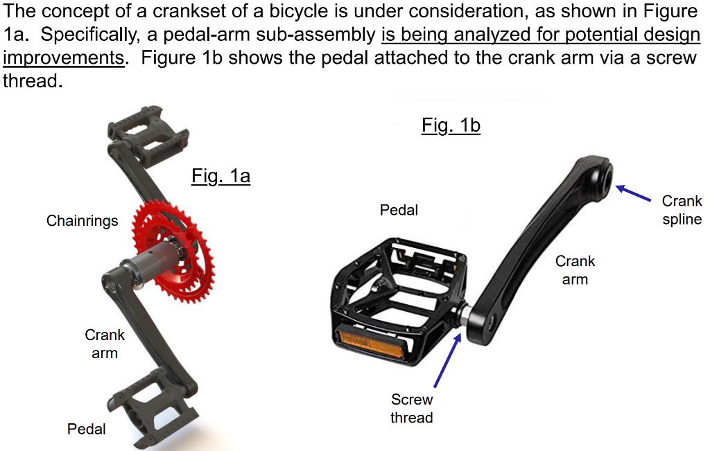 Perioperativ periode tapet picnic Solved The concept of a crankset of a bicycle is under | Chegg.com