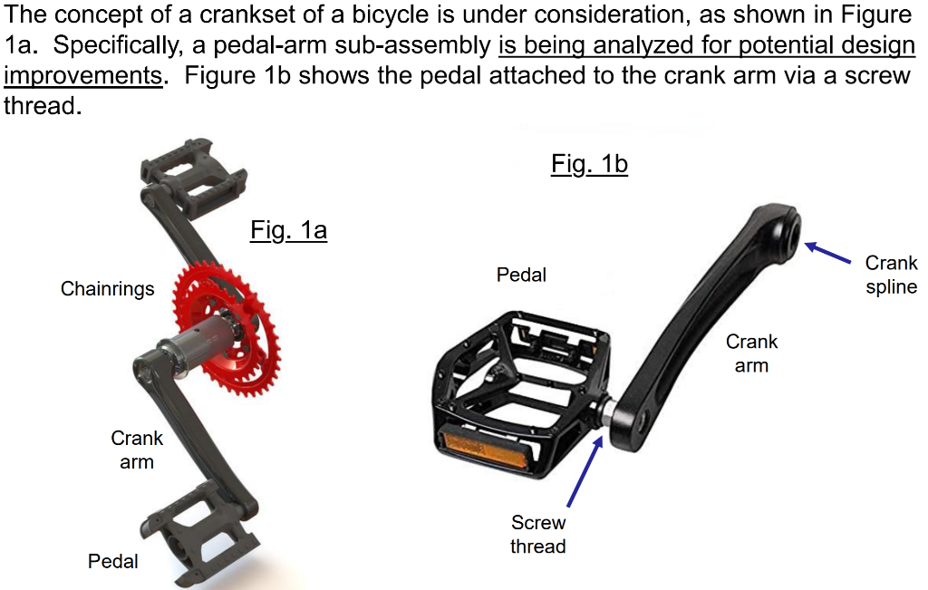 Bike pedal crank clearance arm