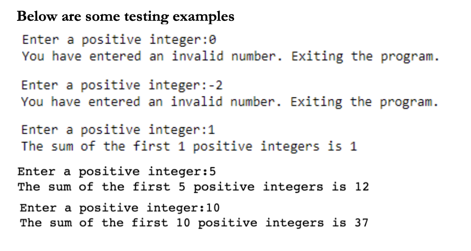 Solved Write a python program to sum of all the positive | Chegg.com