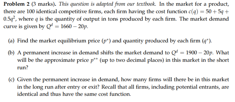 Solved Problem 2 (3 Marks). This Question Is Adapted From 