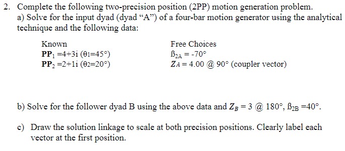 Solved Complete the following two-precision position ( 2PP) | Chegg.com