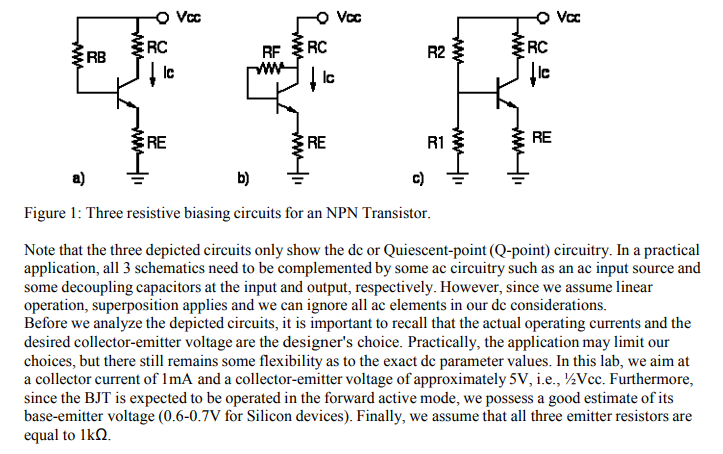 Solved Find R1 R2 And Rc For Circuit C Assuming That T Chegg Com