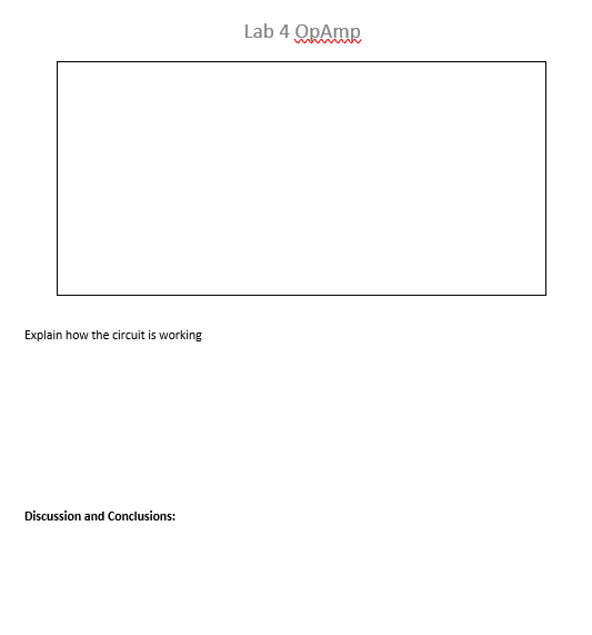 Solved In this lab you will simulate the operational | Chegg.com