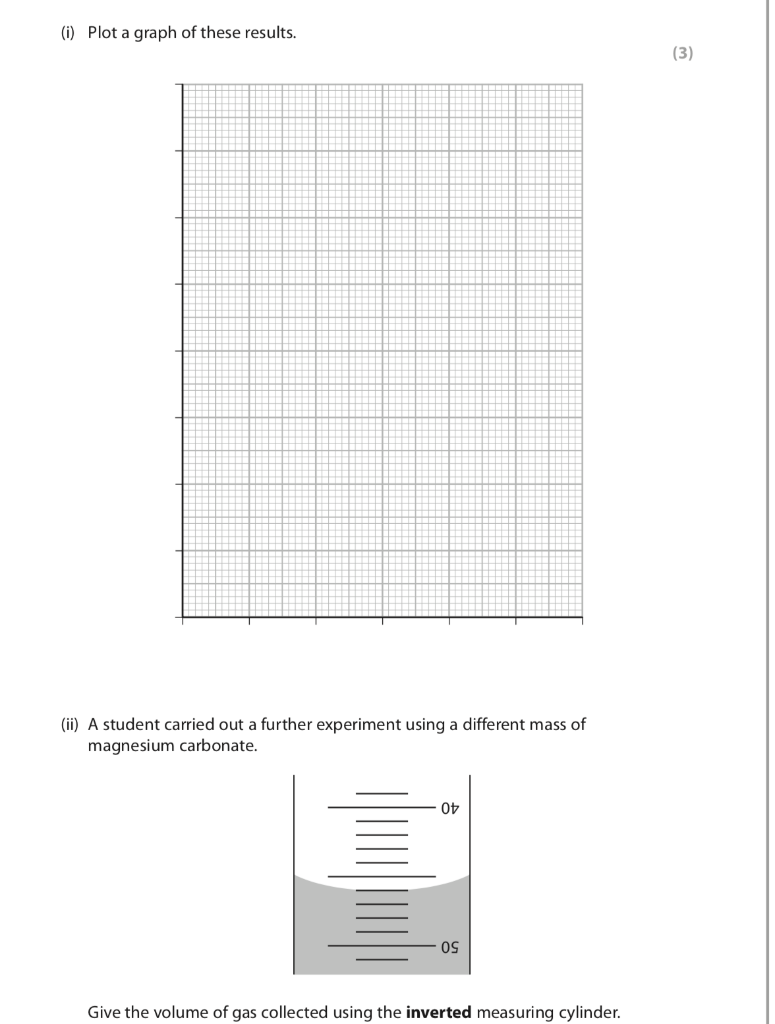 Solved 21 Magnesium carbonate powder reacts with