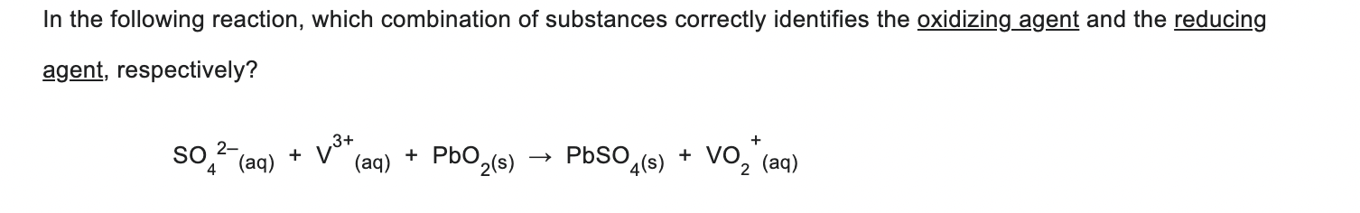 Solved In the following reaction, which combination of | Chegg.com