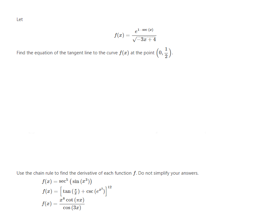 Solved Do not simplify answers, Explain every the step and | Chegg.com