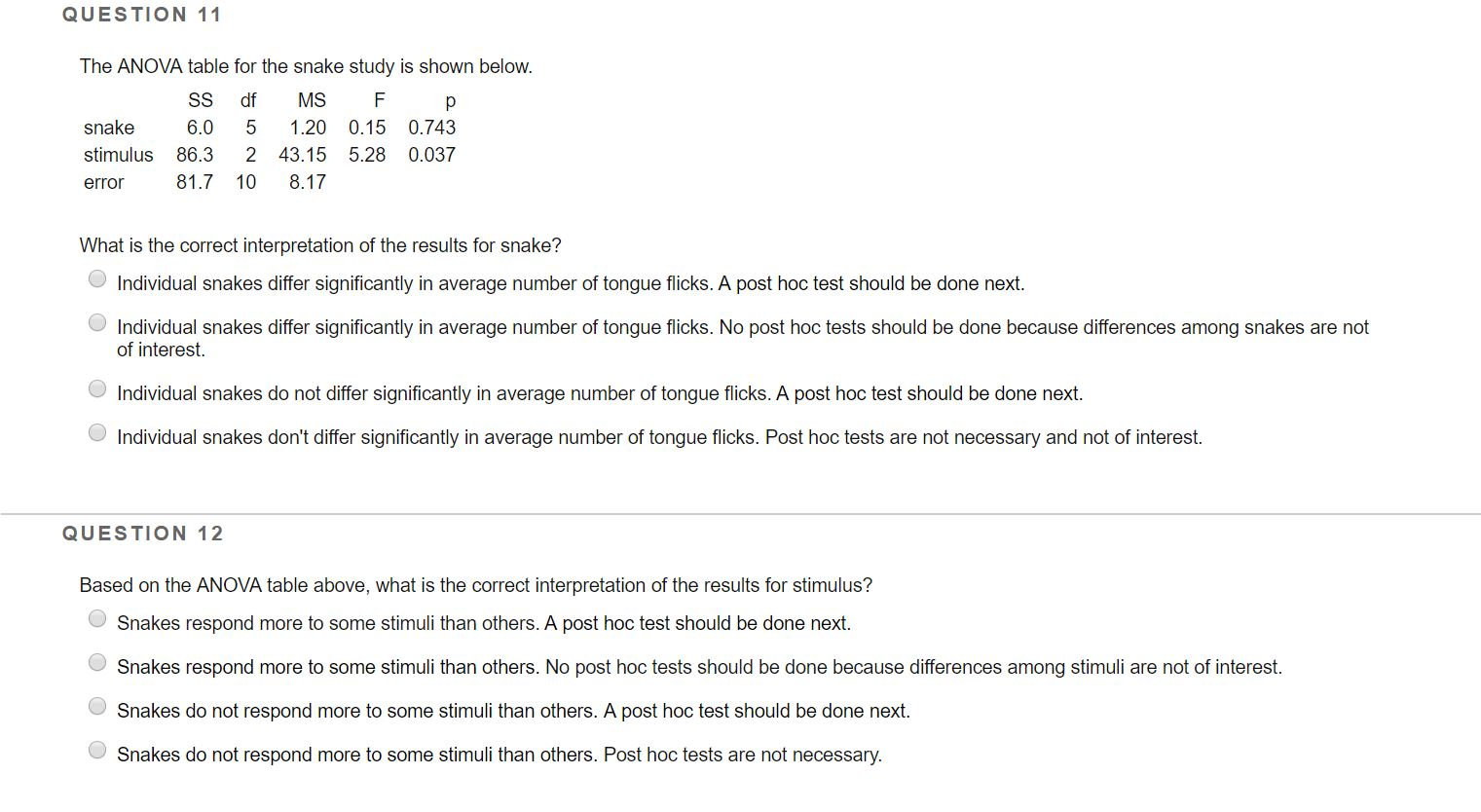 QUESTION 1 Questions 1 - 4 refer to the following | Chegg.com