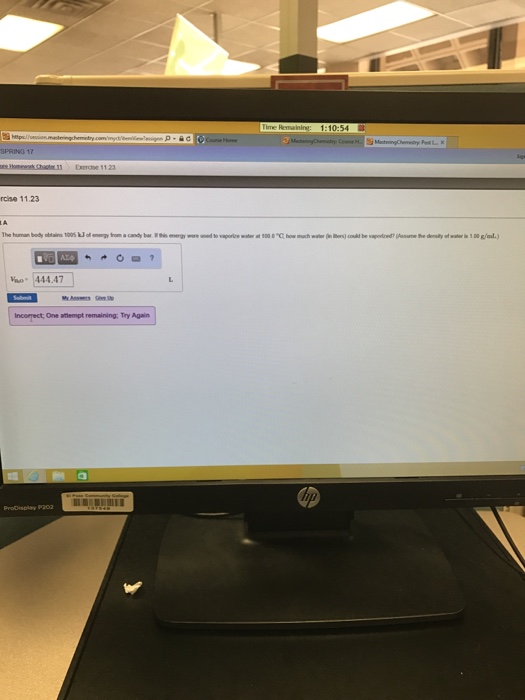 Solved The human body obtains 1005 kJ of energy from a candy