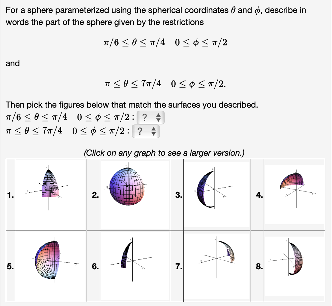 solved-for-a-sphere-parameterized-using-the-spherical-chegg