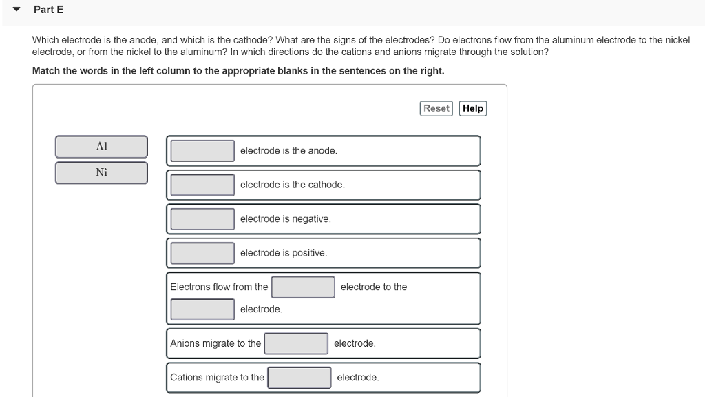 Solved 20.3 A voltaic cell is constructed. One electrode | Chegg.com