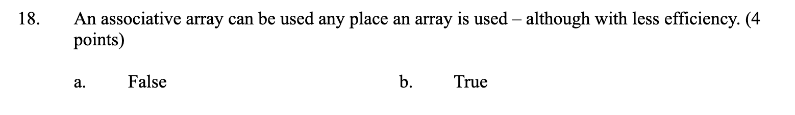 Solved Arrays versus Associative Arrays There are two types | Chegg.com image.