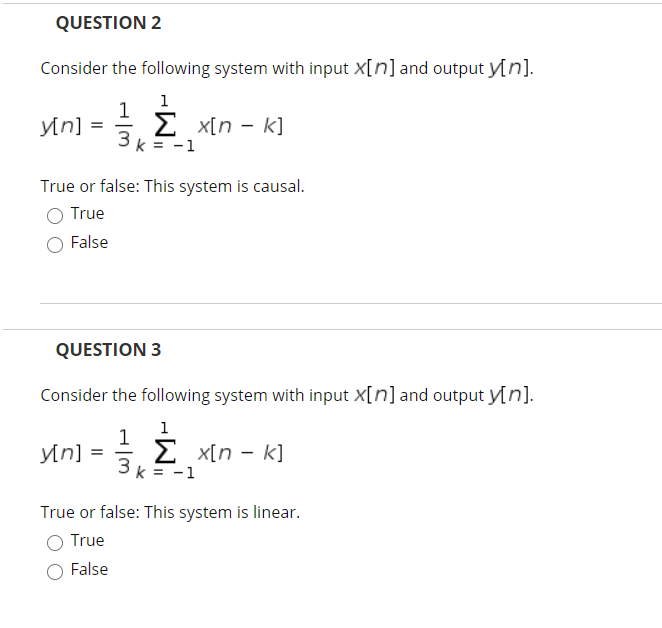 Solved QUESTION 2 Consider The Following System With Input | Chegg.com