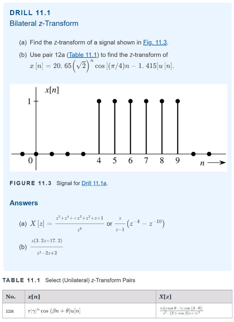 Solved Bilateral Z-Transform (a) Find The Z-transform Of A | Chegg.com