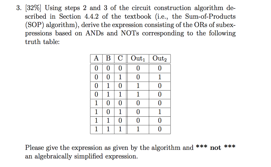 Solved 3. [32%] Using steps 2 and 3 of the circuit | Chegg.com