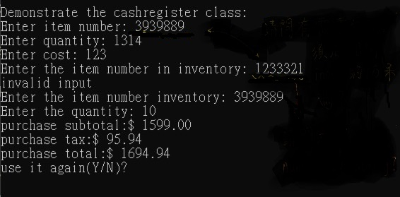 First design an Inventory class that can hold | Chegg.com