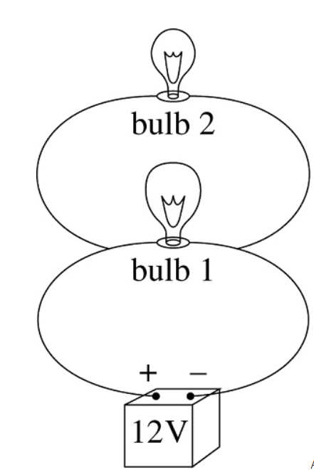 how to connect a light bulb to a 12 volt battery