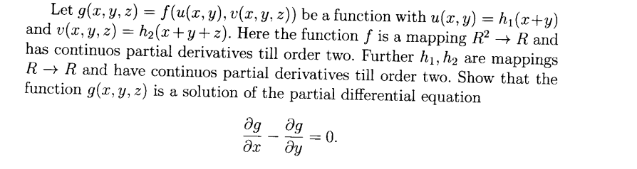 Solved Let G X Y Z F U X Y V X Y Z ﻿be A Function With