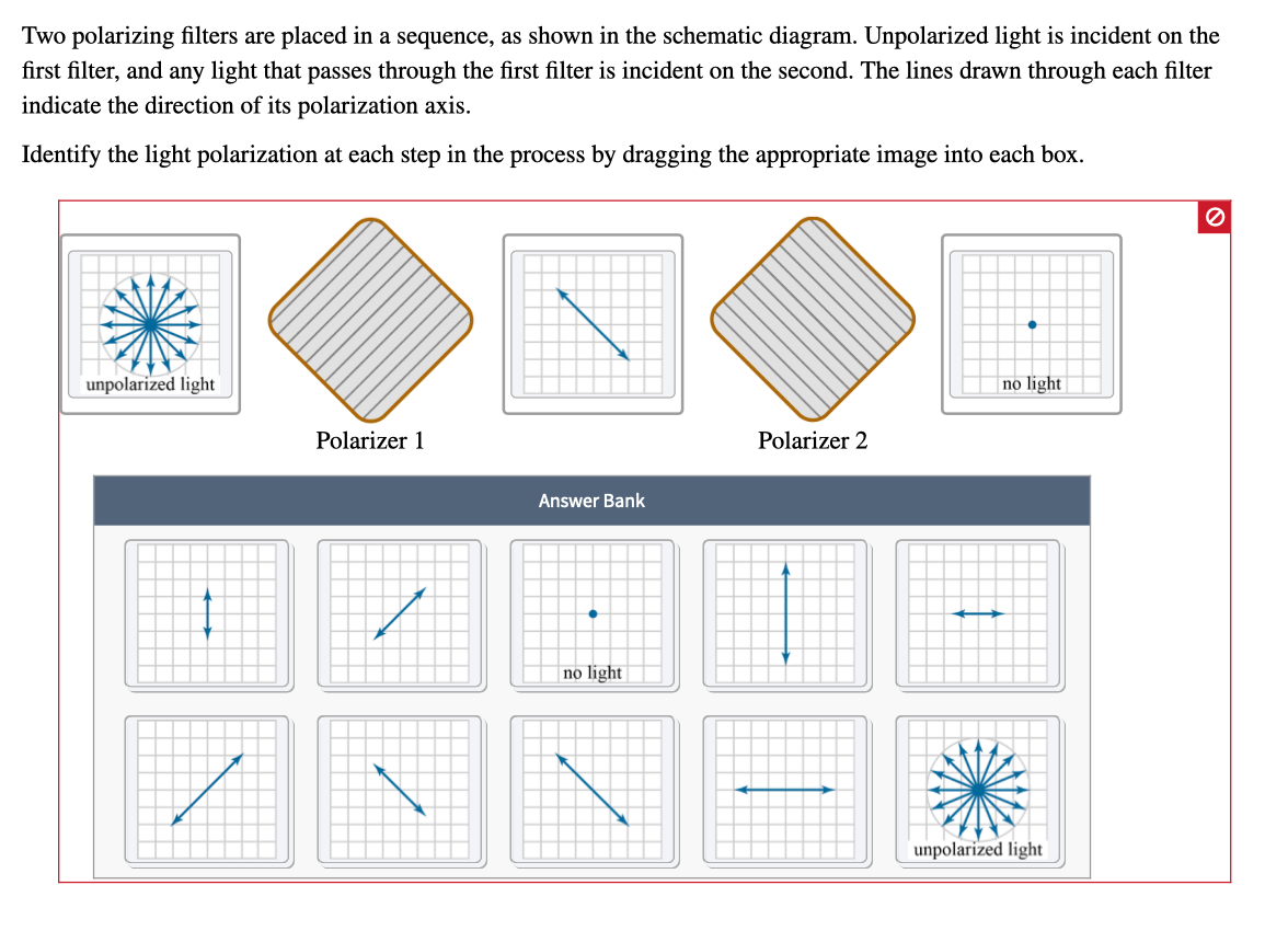 Solved Two Polarizing Filters Are Placed In A Sequence, A...