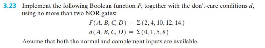 Solved 3 Implement The Following Boolean Function F, | Chegg.com