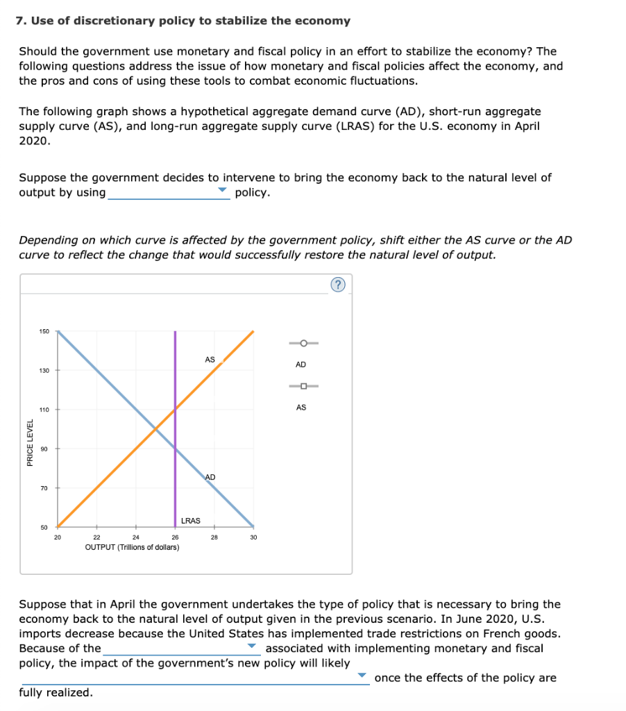 solved-7-use-of-discretionary-policy-to-stabilize-the-chegg