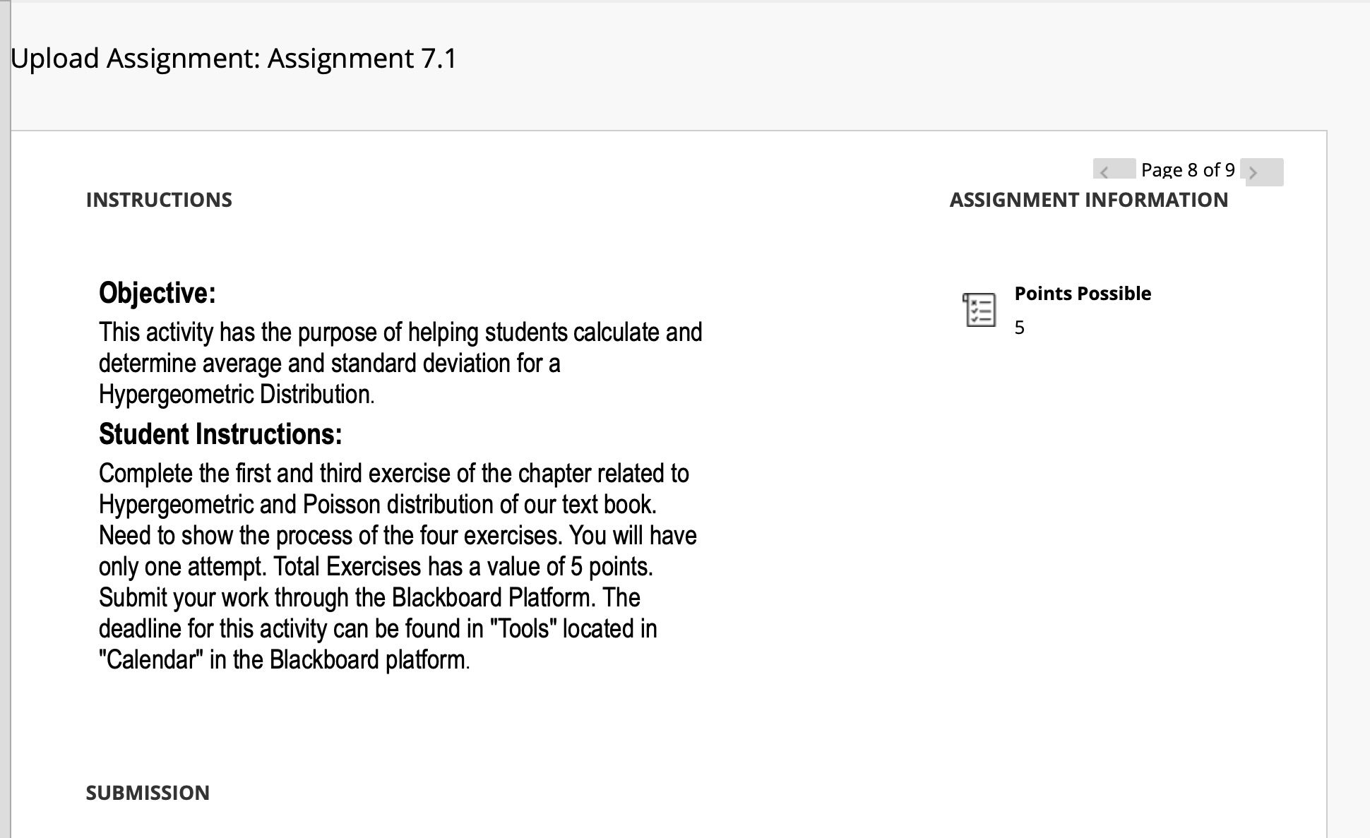 Jpload Assignment: Assignment 9.1 INSTRUCTIONS Page | Chegg.com