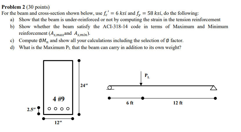 Solved Problem 2 (30 points) For the beam and cross-section | Chegg.com