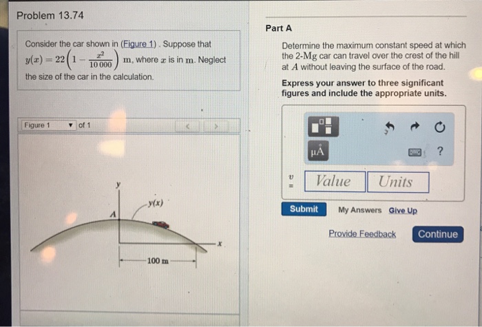 Solved Problem 13.74 Part A Consider the car shown in | Chegg.com