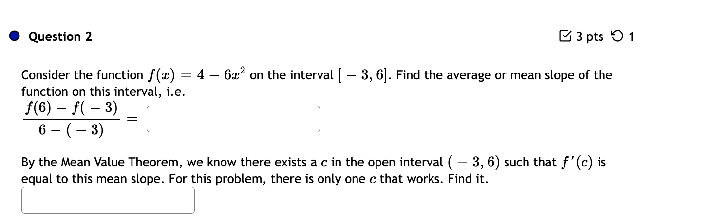 Solved Question 2 3 pts 1 Consider the function ƒ(x) = 4 − | Chegg.com
